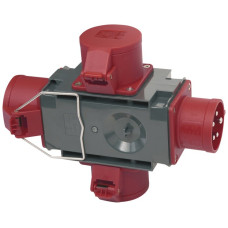 Kreuzverteiler Brennenstuhl 1xStecker CEE16/5 3xKupplung CEE16/5 IP44