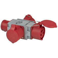 Kreuzverteiler Brennenstuhl 1xStecker CEE32/5 3xKupplung CEE32/5 IP44