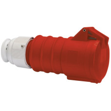 Kupplung CEE Bals 4P 16A 400V 3h rot IP44 vernickelt Quick C.