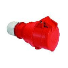 Kupplung CEE Bals 5P 16A 400V 6h rot IP44 vernickelt Quick C.