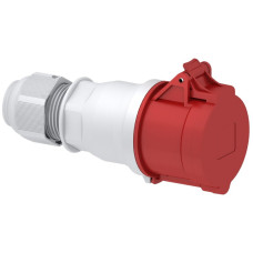 Kupplung CEE Bals 5P 32A 400V 3h rot IP44 vernickelt Quick C.