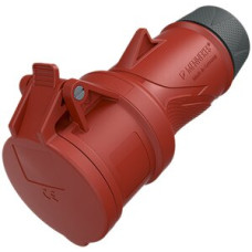 Kupplung CEE PowerTOPXtra 16A IP54 5P 6h 400V Ø69x174mm rot