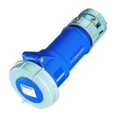 Kupplung CEE-Powertop32A 3P 6h 230V blau mit Verschraubung IP67