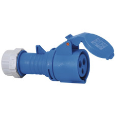 Kupplungssteckdose Brennenstuhl CEE 16A 2L+PE 230V 6h blau Ø65x135mm IP44