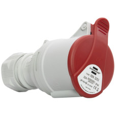 Kupplungssteckdose Brennenstuhl CEE 32A 3L+N+PE 400V 6h rot Ø104x179mm IP44