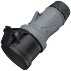 Kupplungssteckdose CEE PowerTOPXtra 16A IP54 5P 7h 500V Ø69x174mm schwarz