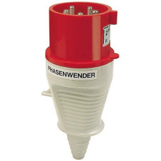 Phasenwender-Stecker CEEtyp 5L 16A 6h IP44 Kontakte vernickelt Phasenwender-Stecker CEEtyp 5L 16A 6h IP44 Kontakte vernickelt
