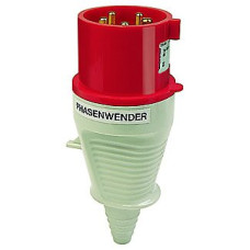 Phasenwender-Stecker CEEtyp 5L 32A 6h Kontakte vernickelt Phasenwender-Stecker CEEtyp 5L 32A 6h Kontakte vernickelt
