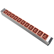 Steckdosenleiste 19" PDU-Line 11xIEXC13/C19 3m CEE16 1HE orange