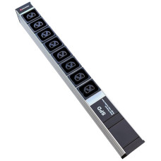 Steckdosenleiste 19" PDU-Line 8xIEXC13/C19 SPD 3m CEE16 1HE schwarz