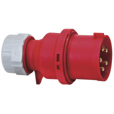 Stecker Brennenstuhl CEE 32A 3L+N+PE 400V 6h rot Ø90x175mm IP44