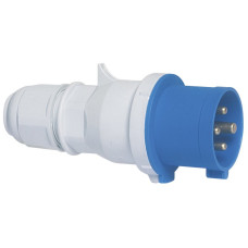 Stecker CEE Bals 16A 4P 230V 9h IP44 Ni QC