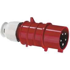 Stecker CEE Bals 3P 16A >50V 2h grün IP67 vernickelt TE-Plus