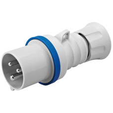 Stecker CEE Gewiss 309 HP 3P 32A 200-250V bl 6h IP44 Schraube