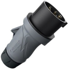Stecker CEE PowerTOPXtra 16A IP54 5P 7h 500V Ø68x163mm schwarz