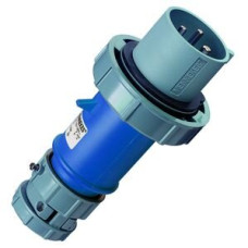 Stecker CEE-Powertop 32A 3P 6h 230V blau mit Verschraubung IP67