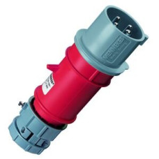 Stecker CEE-Powertop 32A 4P 6h 400V rot mit Verschraubung