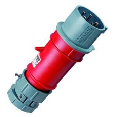 Stecker CEE-Powertop 32A 5P 6h 400V rot mit Verschraubung
