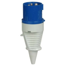 Stecker CEEtyp 3L 16A 6h IP44 Kontakte vernickelt