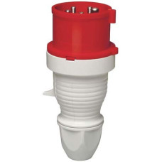 Stecker CEEtyp 4L 32A 6h IP44 Kontakte vernickelt SL