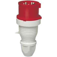 Stecker CEEtyp 5L 16A 6h IP44 Kontakte vernickelt SL