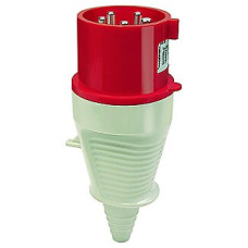 Stecker CEEtyp 5L 16A 6h Kontakte vernickelt
