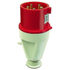 Stecker CEEtyp 5L 16A 6h Kontakte vernickelt