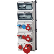 Stromverteiler Amaxx 63A 1xFI 5xLS 2xT23 3xT25 1xCEE16/CEE32/CEE63A