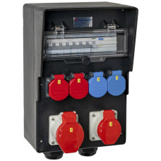 Stromverteiler DEM DB20717 63A 2xT23 2xT25 1x16A 1x32A