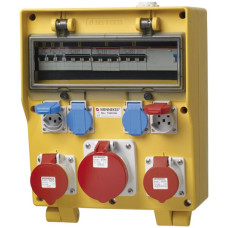 Stromverteiler EverGum 63A 1xFI 6xLS 3xT23 1xT25 1xCEE16/CEE32/CEE63
