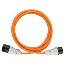 Verlängerung 5x4mm² 9m G-PUR CEE/CEE 7h 32A IP44 orange