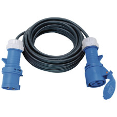 Verlängerungskabel Brennenstuhl Gummi 16A 230V 3x2.5mm² CEE16/CEE16 25m schwarz