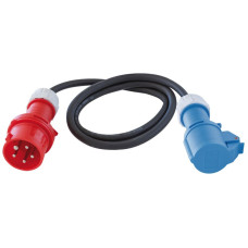 Verlängerungskabel Brennenstuhl Gummi 400V 3x2.5mm² CEE16/5/CEE16/3 1.5m schwarz