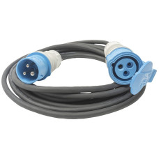 Verlängerungskabel Steffen GdV 3x2.5mm² 10m CEE16/CEE16 für Industrie blau
