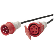 Verlängerungskabel Steffen GdV 5x1.5mm² 5m CEE16/5 für Industrie schwarz