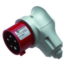 Winkelstecker CEE Variotop 16A 5P 6h 400V mit Kabelknickschutz