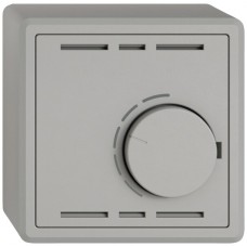 AP-Raumthermostat EDIZIO.liv SNAPFIX ohne Schalter 24VAC/DC 50Hz hellgrau