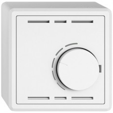 AP-Raumthermostat EDIZIO.liv SNAPFIX ohne Schalter 24VAC/DC 50Hz weiss GX 54 A