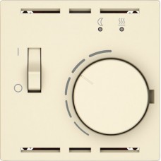 Raumthermostat EDIZIO.liv SNAPFIX für elektrische Bodenheizungen crema