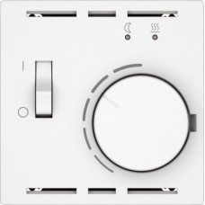 Raumthermostat EDIZIO.liv SNAPFIX für elektrische Bodenheizungen weiss