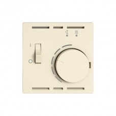 Raumthermostat EDIZIO.liv SNAPFIX mit Temperaturbegrenzung für Bodenheizungen crema