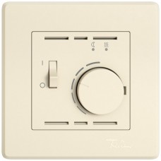 UP-Raumthermostat EDIZIO.liv SNAPFIX für elektrische Bodenheizungen crema GMI A