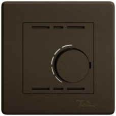 UP-Raumthermostat EDIZIO.liv SNAPFIX ohne Schalter 24VAC/DC 50Hz braun