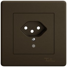 UP-Montageset EDIZIO.liv SNAPFIX für 1xT13 mit Frontlinse braun