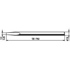 Ersatzspitze gerade Ersa 082KD