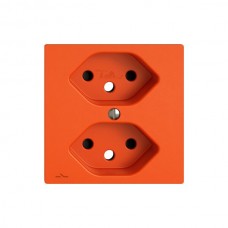 Montageset EDIZIO.liv SNAPFIX für 2xT13 getrennt Shutter orange