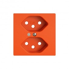 Montageset EDIZIO.liv SNAPFIX für 2xT13 mit Frontlinse orange