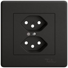 UP-Montageset EDIZIO.liv SNAPFIX für 2xT13 mit Frontlinse schwarz