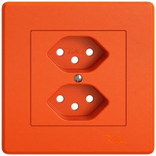UP-Montageset EDIZIO.liv SNAPFIX für 2xT13 orange