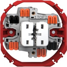 Druckschalter Feller SNAPFIX® Schliesser-Öffner+Wechsel 3/1L BAE